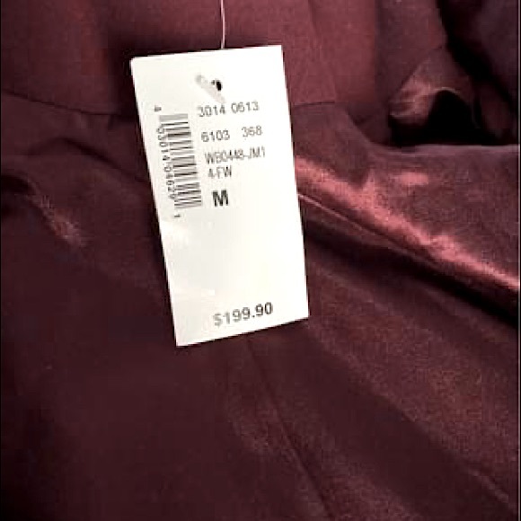 Wine-Coloured Rickis Fancy Winter Coat - Picture 2 of 2